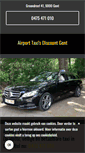 Mobile Screenshot of airport-taxis-discount.be