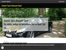Tablet Screenshot of airport-taxis-discount.be